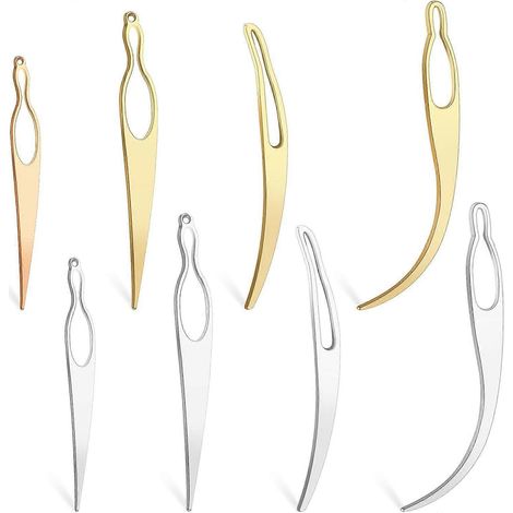 8 Stück Dreadlock-Häkelnadeln, Häkelnadeln für Sisterlocks, Werkzeug zum Nachziehen von Haaren, Mikro-Häkelnadeln, Häkelnadeln zum Festziehen von Dreadlocks (1/4)