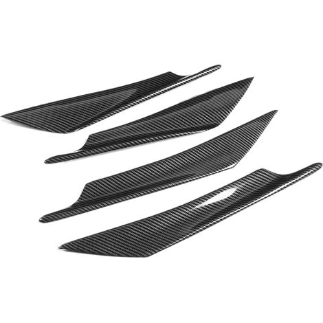 Kit de remplacement universel de 4 pièces pour déflecteur d'air de spoiler de pare-chocs avant automobile (1/5)