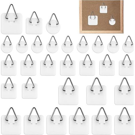 Adhesive Wall Hooks, Self-Adhesive Hook for Picture (1/3)