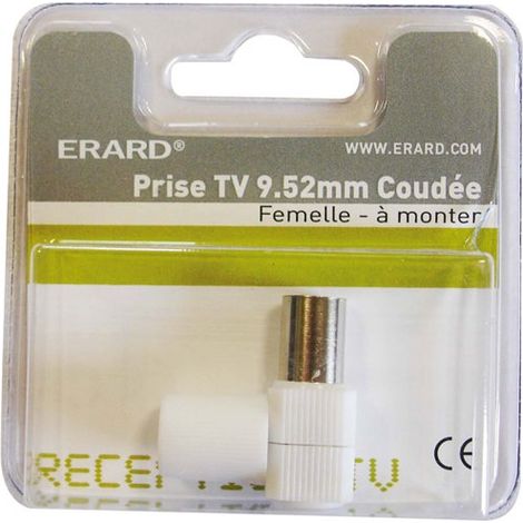ERARD CONNECT 4829 FICHE TV COUDÉE À 90° FEMELLE SUR CARTE, NON CONCERNÉ (1/3)