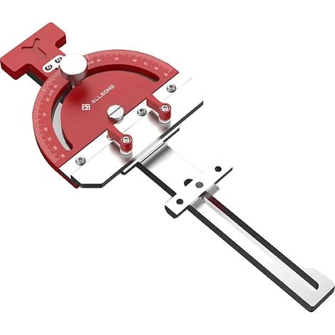 Guide de scie sur rail, angle réglable, échelle de précision pour la précision, aluminium durable et acier inoxydable, compatibilité universelle (1/5)
