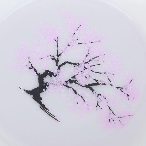 Farbwechselnde Keramik-Teetasse mit Kirschblütenmotiv, Modell B (Durchmesser 9 cm, Höhe 3,8 cm, 70 ml) (1/5)