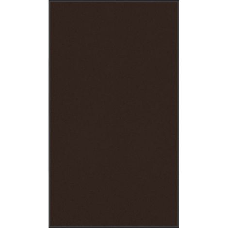 Felpudo antideslizante para interior y exterior 115 x 200 cm absorbe la suciedad diseño moderno PVC marrón 020058176