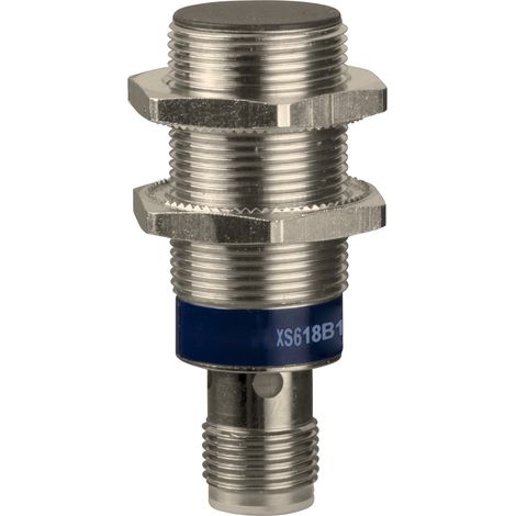 Xs618b1mau20 Schneider Xs Détecteur Inductif Métal - M18 L72mm Noyable Sn8mm Ac/dc No - 1/2p20unf Telemecanique