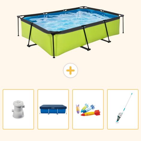 Exit-toys Piscine Exit Rectangulaire - 300x200x65 cm - 5-pièces S269 (1/5)