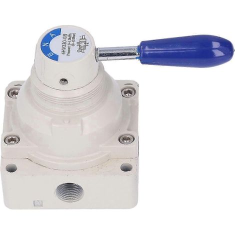 Vanne manuelle à levier rotatif pour la régulation du débit d'air 01,0 MPa (0,145 psi), interrupteur pneumatique 3 positions 4 voies 4HV3300 (1/4)