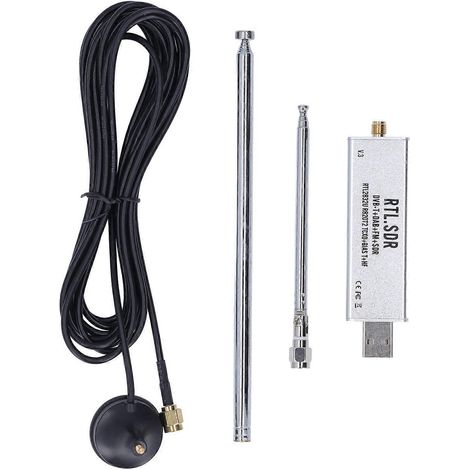 Software-definierter Funkempfänger 100 kHz–1,7 GHz Vollband RTL2832U R820T2 TCXO BIAS T HF SMA SDR