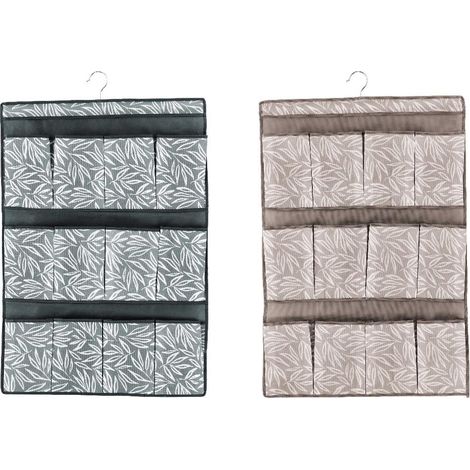 1 Pezzo Portaoggetti da Parete Bertha con 12 Tasche 56 x 82 cm 2 Colori (1/2)