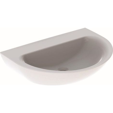 Lavabo Geberit RENOVA avec trou pour robinetavec trop plein 700x520mm blanc
