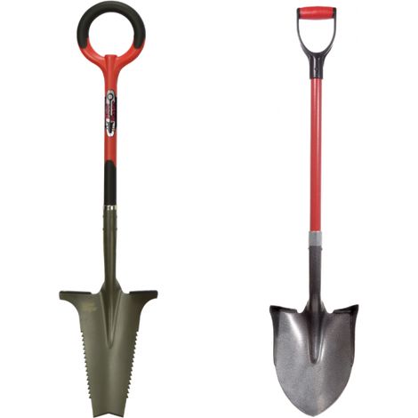 ROOTSLAYER - VENTEO - Pack RootSlayer™ - Noir - Adulte - RootSlayer™ + RootSlayer Pelle à rebords™ - Jardin - Acier de carbone