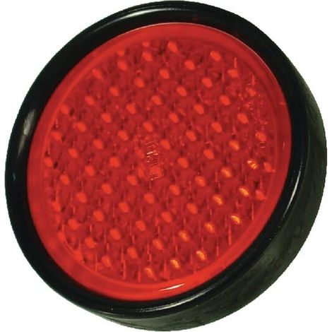 Catadioptre rond rouge diamètre 90mm à visser JOKON 300009000