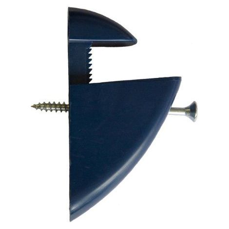 Crochet X SEBLE Supports Etagere Bleu Marine + Fixation