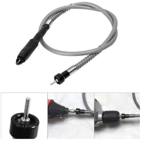 1/8 Fixation d'Arbre Flexible Extension d'Arbre de Forage Flexible Avec Mandrin Sans Clé M8 Pour Outils Rotatifs de Perceuse Électrique ou Outils de Meuleuse Dremel (1/4)