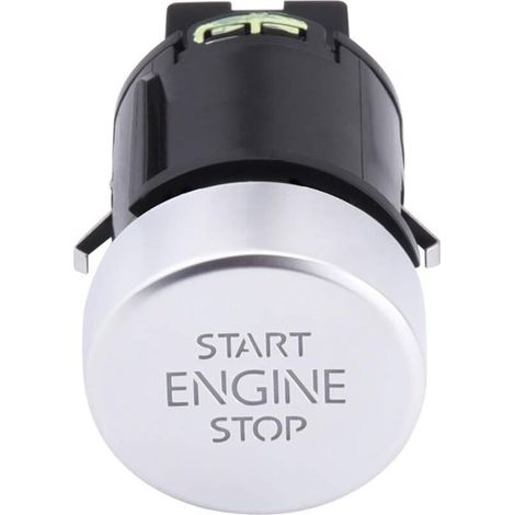 Motor-Start-Stopp-Taste, Motor-Start-Stopp-Druckknopfschalter, schlüsselloser Autoschalter, kompatibel mit 2008–2016 Sharan 5N0959839 5N0 959 839 - Crezuo