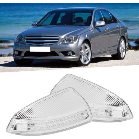 Paar LED-Blinker für Außenspiegel A2048200721, für Mercedes C-Klasse W204 (Modelljahre 2008–2010)
