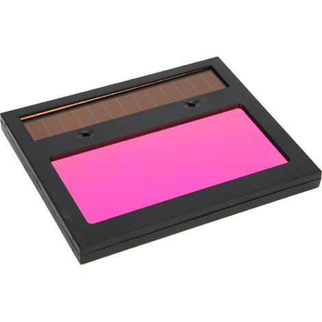 Lentille de soudage automatique à tension variable alimentée à l'énergie solaire, écran LCD, petite plaque à tension variable, boîtier à tension variable, masque de soudage, lentille spéciale (1/5)
