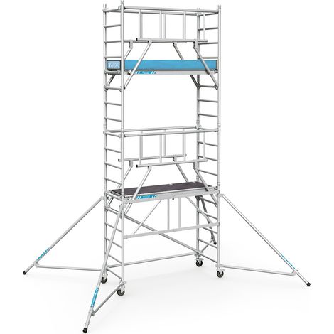 ZARGES PaxTower S-PLUS 1T - Klappgerüst Arbeitshöhe 5.55 m (1/2)