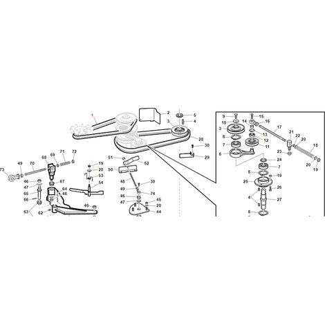 Cinghia trasmissione QUAD POWER ORIGINALE GIANNI FERRARI macchina professionale