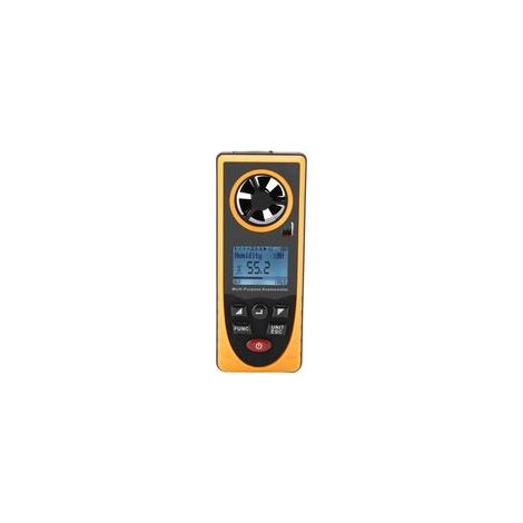 Anémomètre numérique multifonction GM8910 avec écran LCD et échelle de vitesse du vent