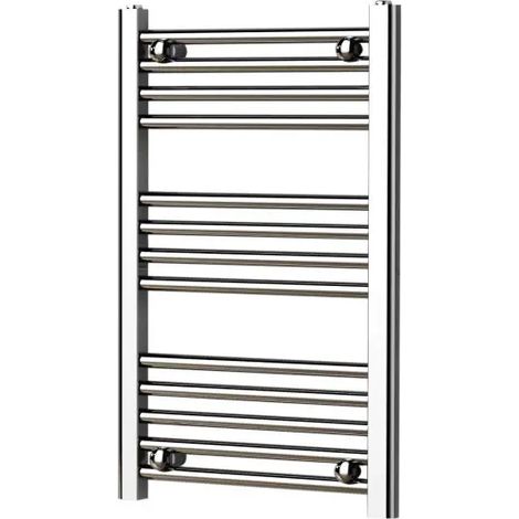 Radiatore termoarredo scaldasalviette cromo lucido con tubolari Ø25mm modello elvia mm 1230x450 watt 420 int.400 MAGMA