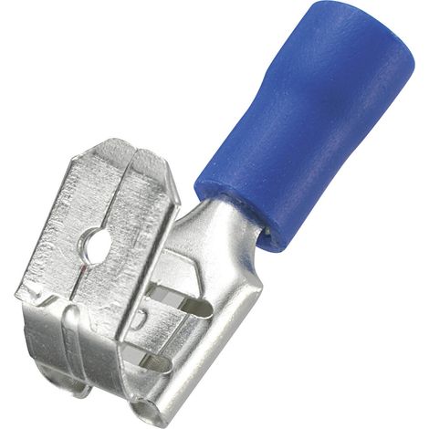 TRU COMPONENTS 745034 Flachsteckhülse mit Abzweig Steckbreite: 6.4 mm Steckdicke: 0.8 mm 180 ° Teili