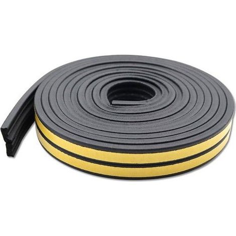 Ruban d'étanchéité pour portes et fenêtres - Perle rare - Mousse EPDM - Adhésif haute qualité - Coupe-vent - Imperméable (1/5)