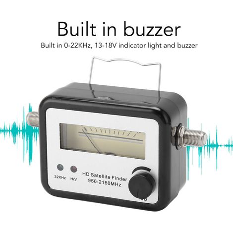 Détecteur de Signal Satellite LCD 950‑2150 MHz pour Réglage Antenne Parabole Numérique (1/5)