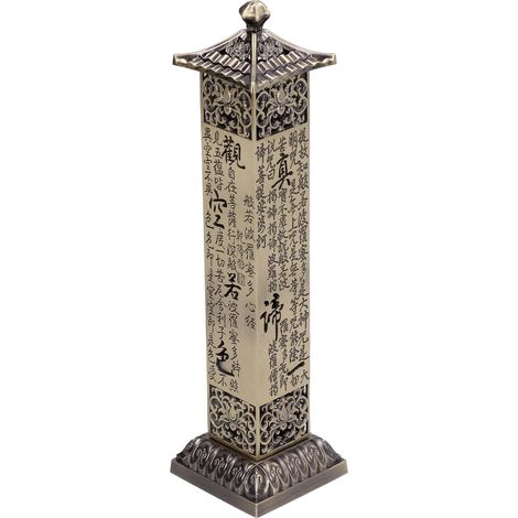 Porte-encens ancien sur pied, socle pour brûleur d'encens, objet de décoration intérieure