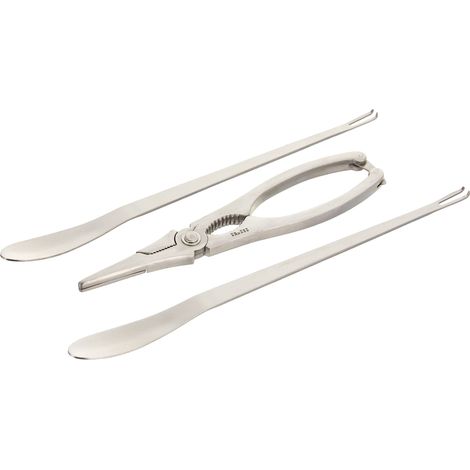 IBILI 781400 - Seafood breaker + 2 forchette per frutti di mare in acciaio inossidabile (1/4)