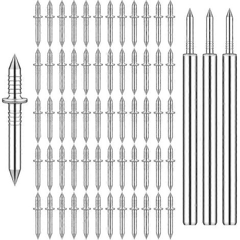 300 clous à double tête pour plinthes - Fixations pour plinthes en bois massif avec outil de pose (1/5)