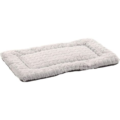 1 - Coussin - Accessoire Cage - Rectangulaire Gris Foncé Pour Animaux 40,5x25,5x2cm (1/3)