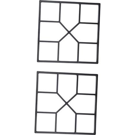 Moule à Pavé En Ciment 2 Pièces Pour Allée De Jardin Diy, Moule De Pavage Manuel En Plastique, Outil De Création De Chemin Extérieur Solide Et Réutilisable (1/5)