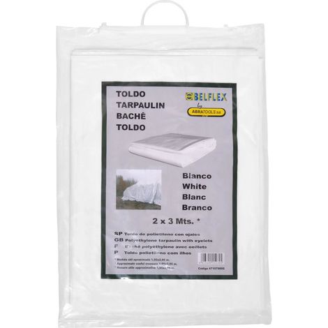 TOLDO BLANCO PRESENTACIÓN EN BLISTER 3×5 90 gr/m BELFLEX 471080000