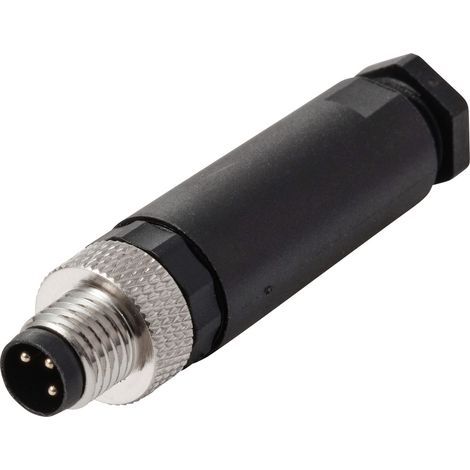 TRU COMPONENTS TC-13752056 Sensor/Aktor Einbaustecker M8 x 1 Stecker, gerade Polzahl Sensoren: 3 1 (1/4)