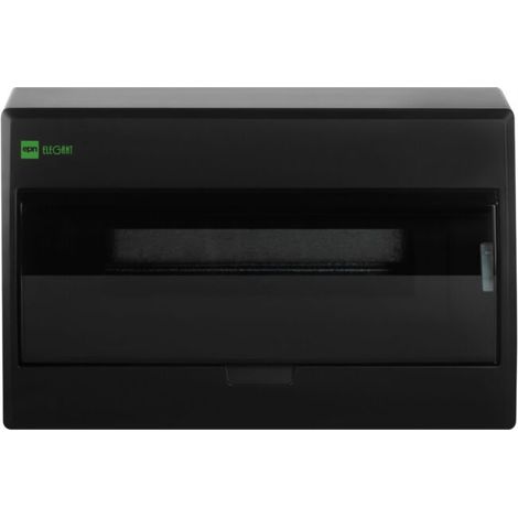 Elektro-Plast Tableau Électrique 1x12 - Noir - Sécurisé - Élégant et Pratique - IP40