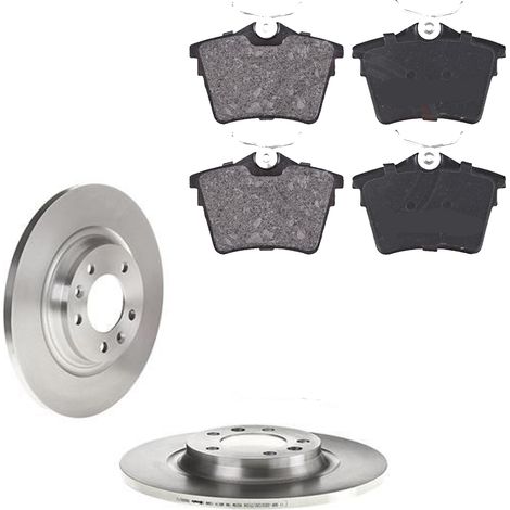 KIT FRENI POSTERIORI compatibile con PEUGEOT 607 (9D,9U) - DISCHI + PASTIGLIE OEM: P 61 079 / 17555 /SOSTITUZIONE DIRETTA/BASSA POLVERE/SILENZIOSO (1/5)