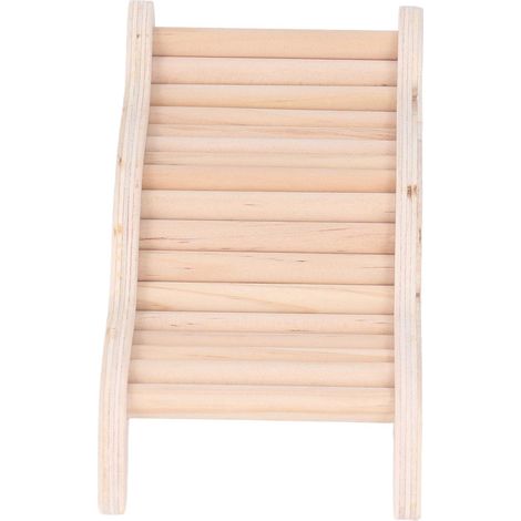 Échelle pour hamster en bois, pont-échelle facile à installer, jouet d'escalade interactif anti-anxiété, idéal pour la décoration. (1/5)