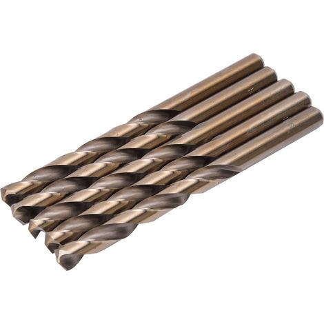 Set de 5 Forets HSS 9mm pour Perceuse à Métal, Outils de Perçage Acier Inoxydable (1/5)