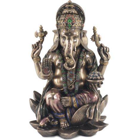 Signes Grimalt Figura De Buda Figuras Ganesh Budas Dorado 11x11x18cm 45906