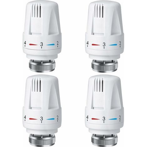 Cabezal termostático para radiador PCS, TRV M30 x 1.5, válvula termostática para radiador, válvulas para radiador para sistemas de calefacción y del hogar. (1/5)