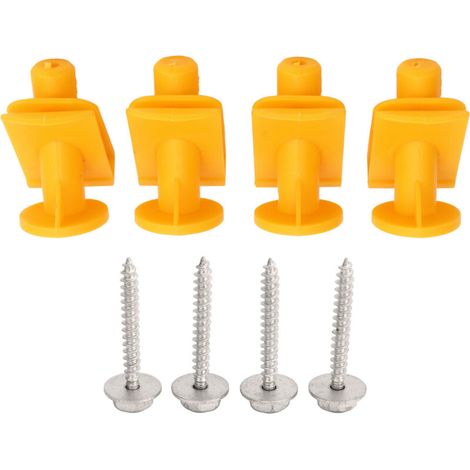 Juego de 8 clips de montaje del subchasis del motor A0019913970 para FORTWO W450 W451 - Reemplazo de clips de tornillos de la base del motor (1/5)