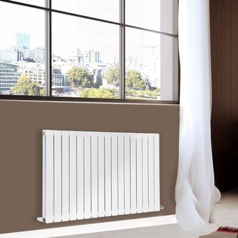 Honeywell 600 X 1158 mm Vertical Flat Panel White Designer Radiator (1/4)