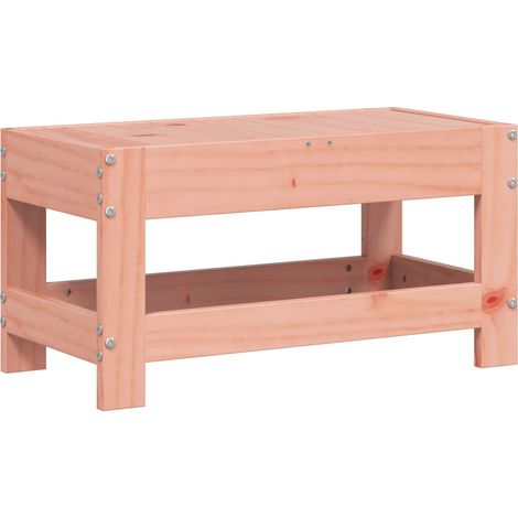 Garden Footstool 62x30x32 cm Solid Wood Douglas vidaXL