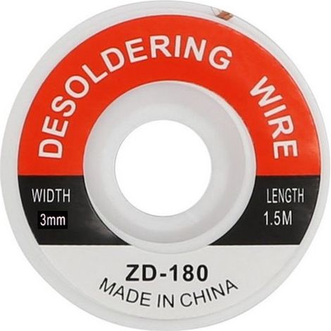 Treccia dissaldante 3mm x 1,5m - Electron