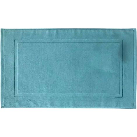 Serviette de sol blanche d'hôtel en jacquard de coton et serviette de sol épaisse, tapis de sol de salle de bain SPA (1/5)