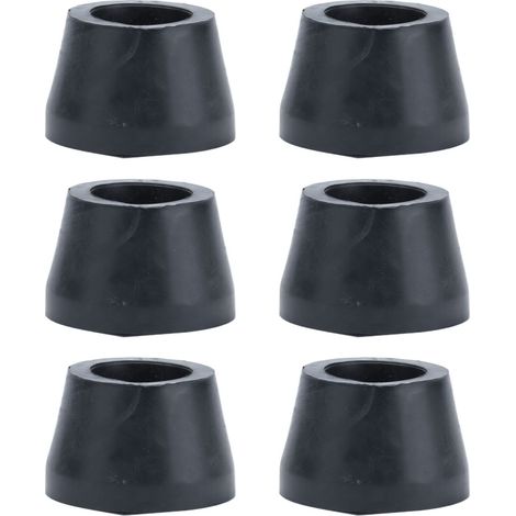 Lot de 6 patins en caoutchouc anti-vibrations pour compresseur d'air et petites pompes. Accessoires inclus. (1/5)