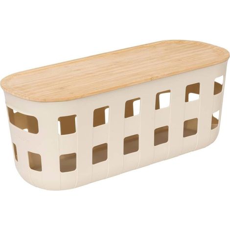 Panier de Rangement Étroit "Harmony" 5,65L Beige