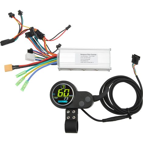 Kit de contrôleur sans balais pour vélo électrique avec écran LCD, pièces moteur pour trottinette, 36V 48V 500W (1/5)