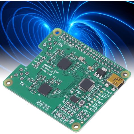 Le module hotspot à double antenne MMDVM est une carte duplex conçue pour Raspberry Pi révision 1.3. (1/5)