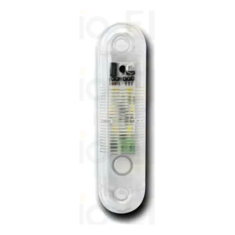 nologo clignotant à led blanc transparent 12/24V pour l'extérieur flash-outcl